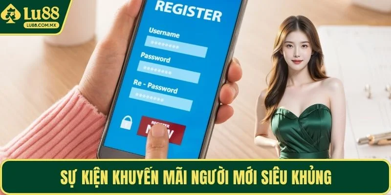 Sự kiện khuyến mãi người mới siêu khủng